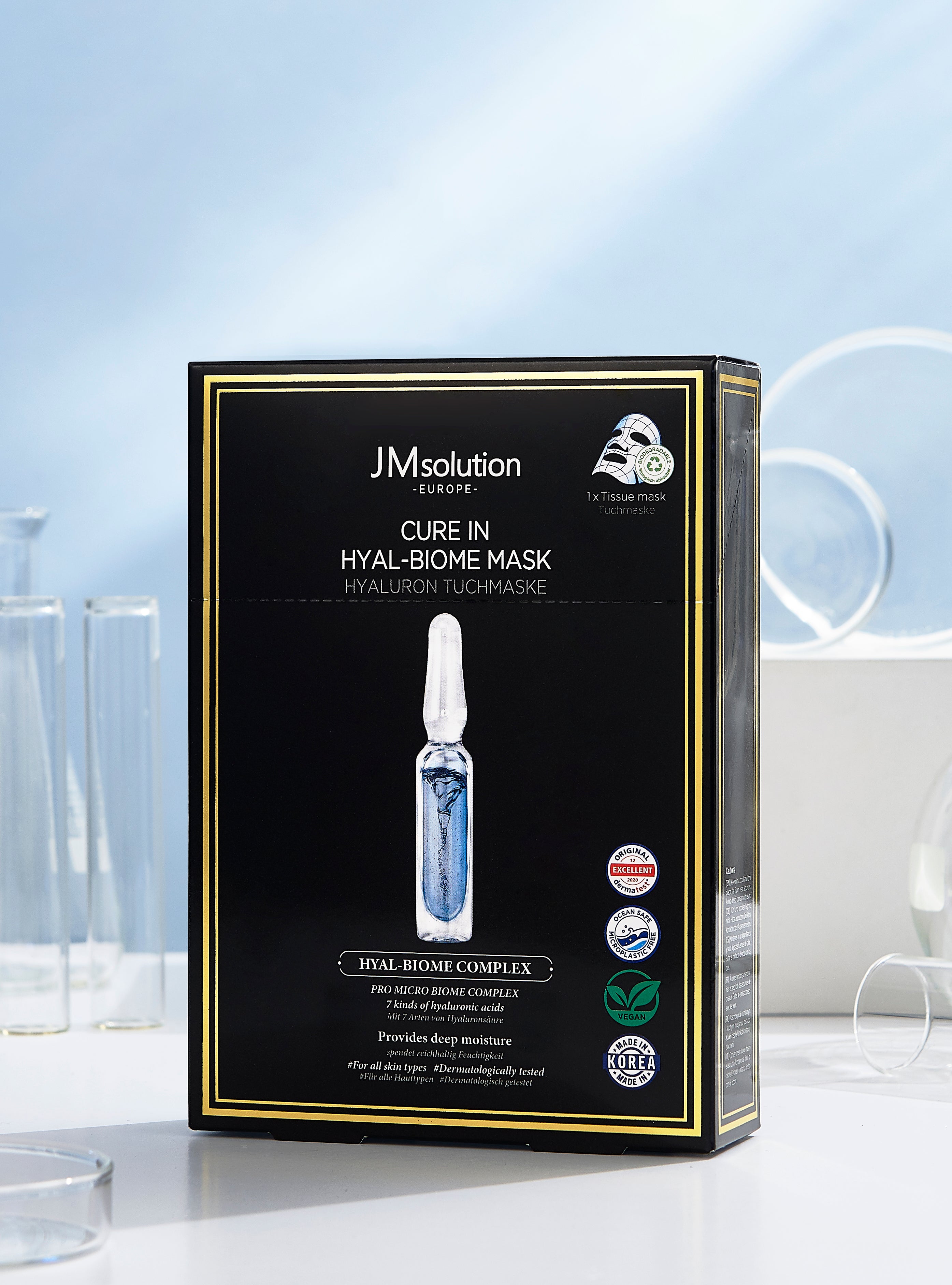 JMSOLUTION Europe CURE IN HYAL-BIOME MASQUE 10EA