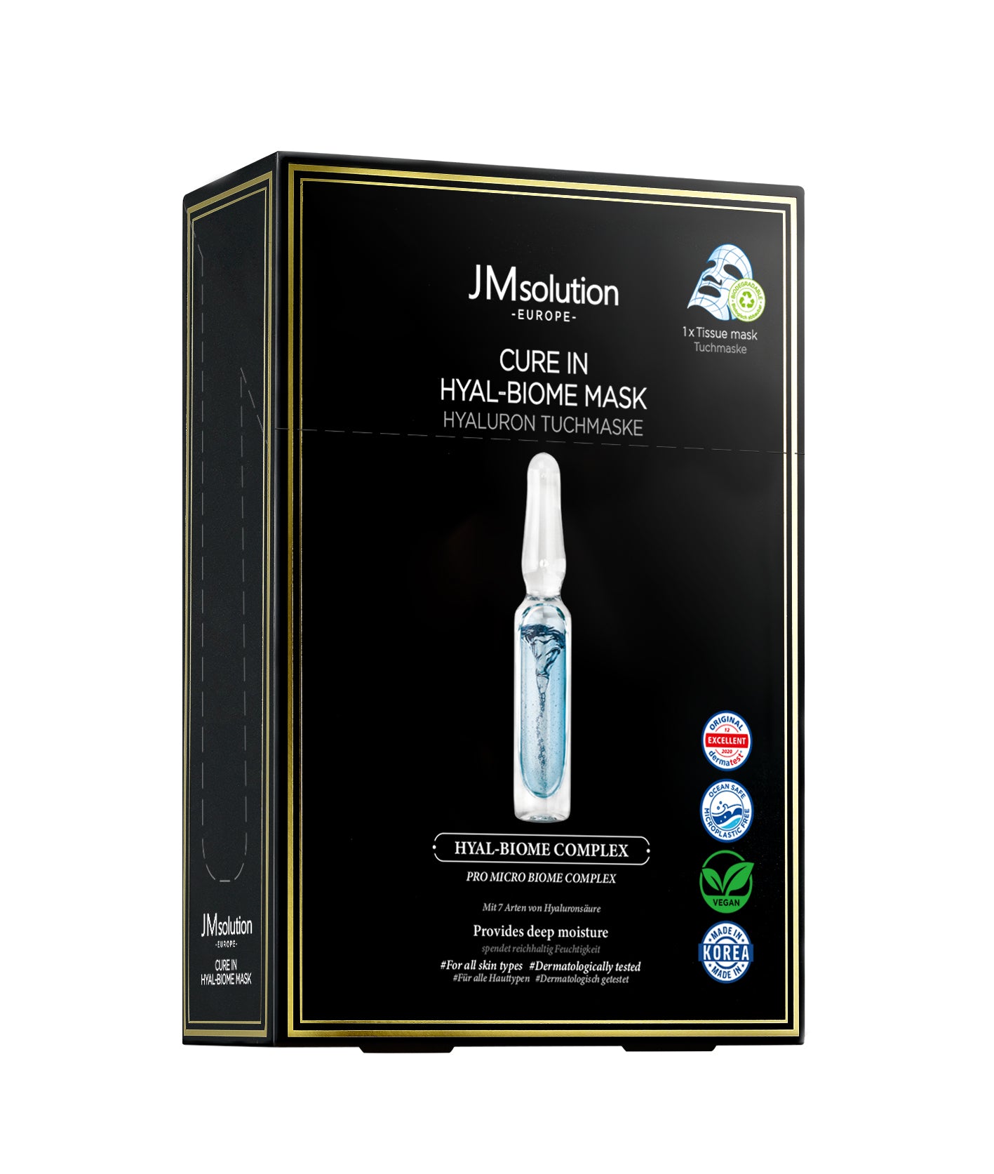 JMSOLUTION Europe CURE IN HYAL-BIOME MASQUE 10EA