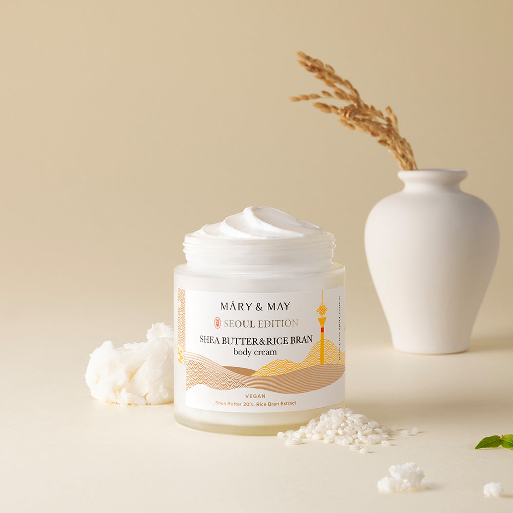 Mary&May [Seoul Edition] Shea Butter & Rice Bran Body Cream 250ml