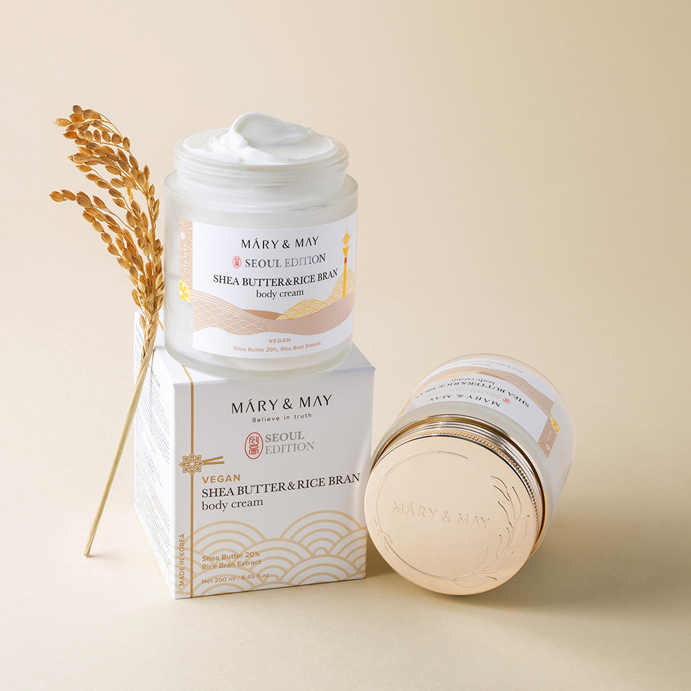 Mary&May [Seoul Edition] Shea Butter & Rice Bran Body Cream 250ml