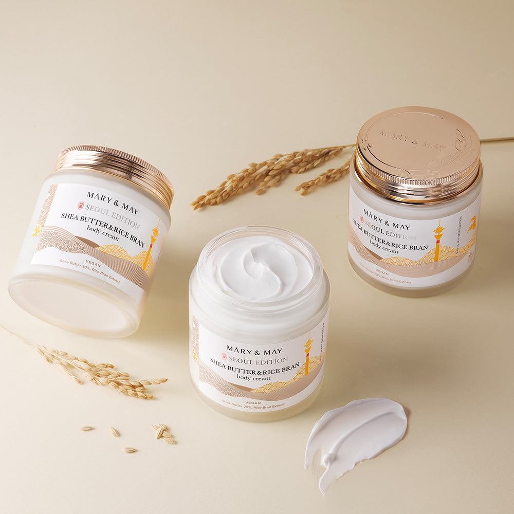 Mary&May [Seoul Edition] Shea Butter & Rice Bran Body Cream 250ml