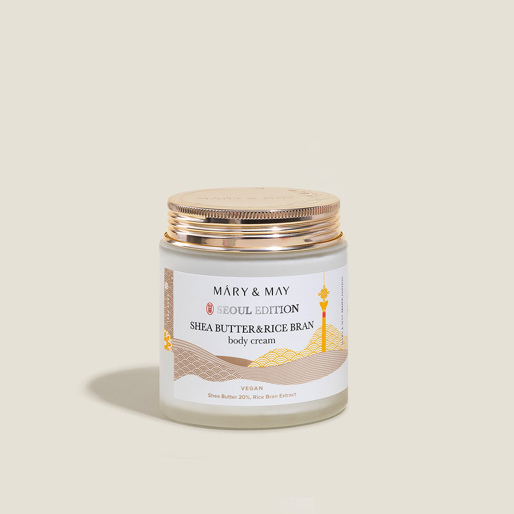 Mary&May [Seoul Edition] Shea Butter & Rice Bran Body Cream 250ml