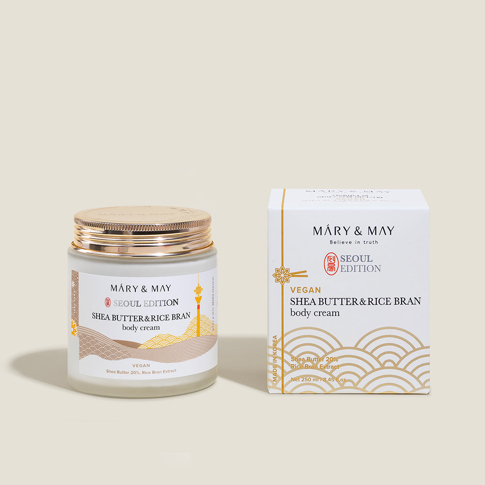 Mary&May [Seoul Edition] Shea Butter & Rice Bran Body Cream 250ml