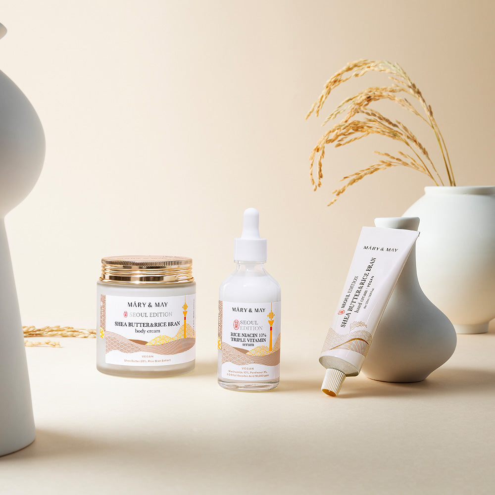Mary&May [Seoul Edition] Shea Butter & Rice Bran Body Cream 250ml