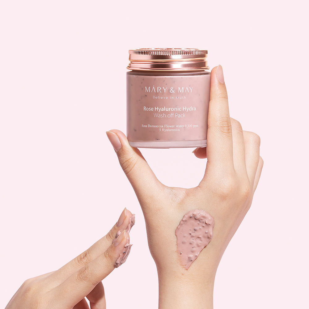 Mary&May Rose Hyaluronic Hydra Wash off Pack 125g