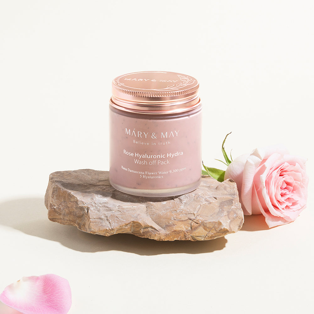 Mary&May Rose Hyaluronic Hydra Wash off Pack 125g