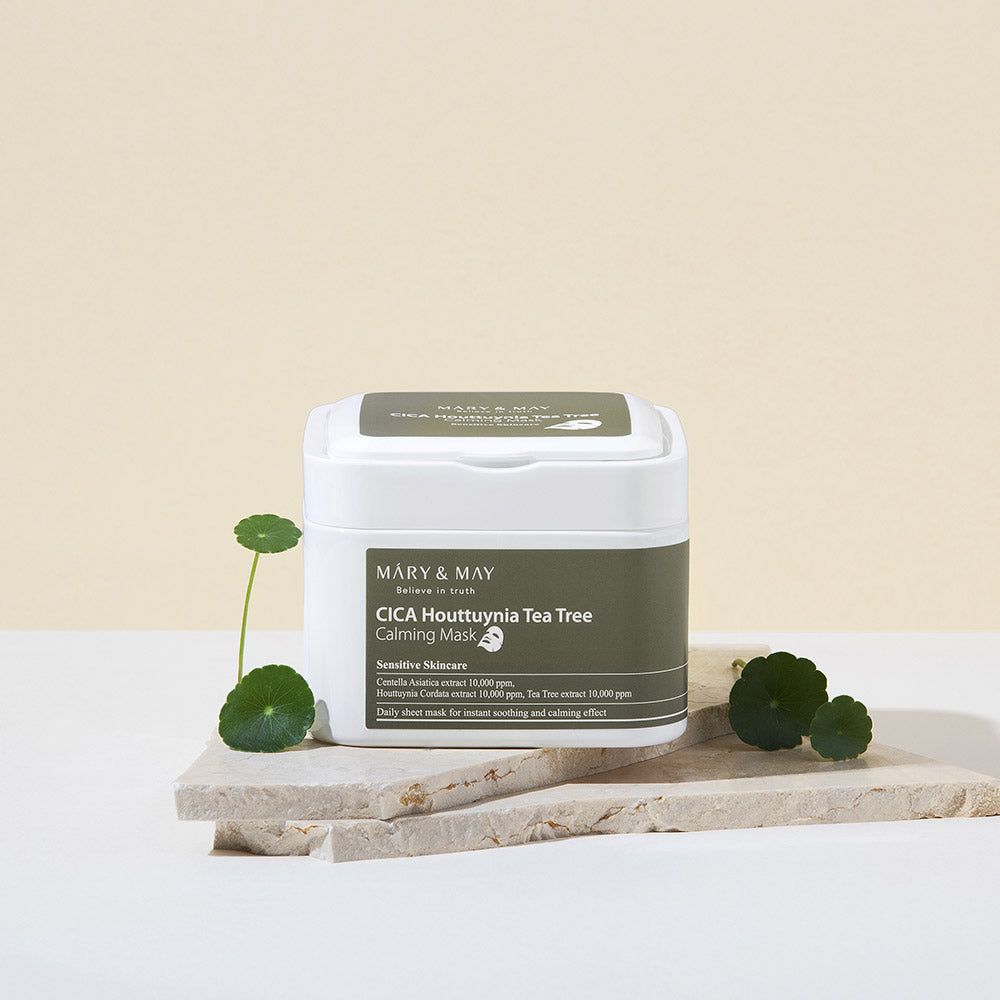Mary&May CICA Houttuynia Tea Tree Calming Mask 30ea (400g)