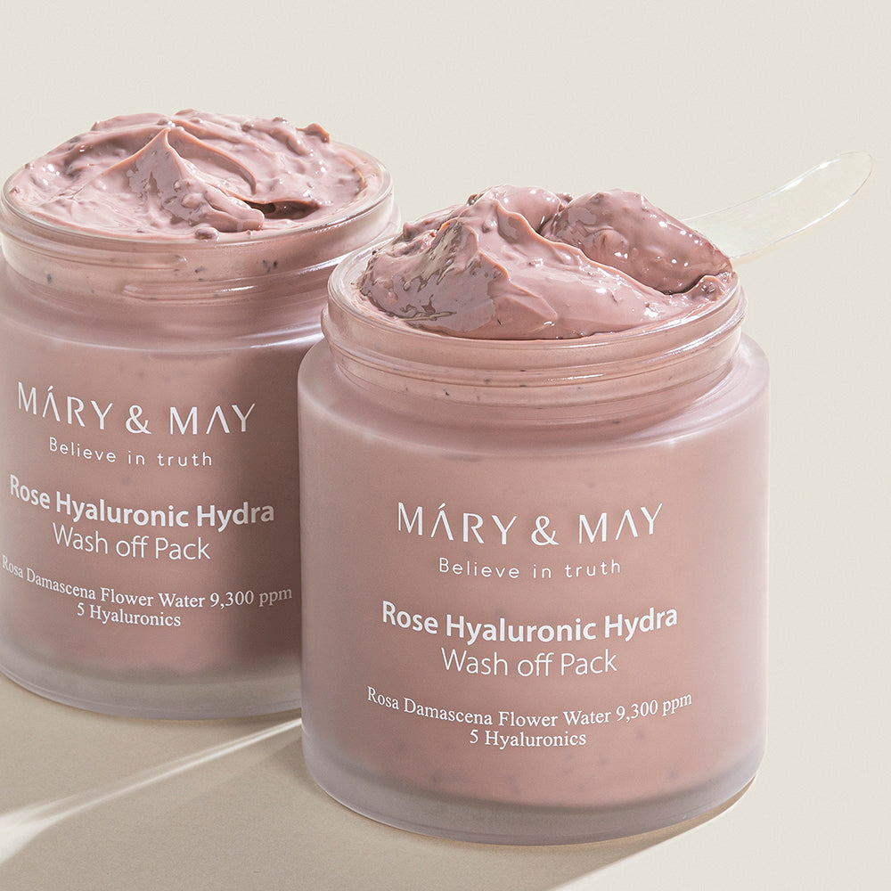 Mary&May Rose Hyaluronic Hydra Wash off Pack 125g
