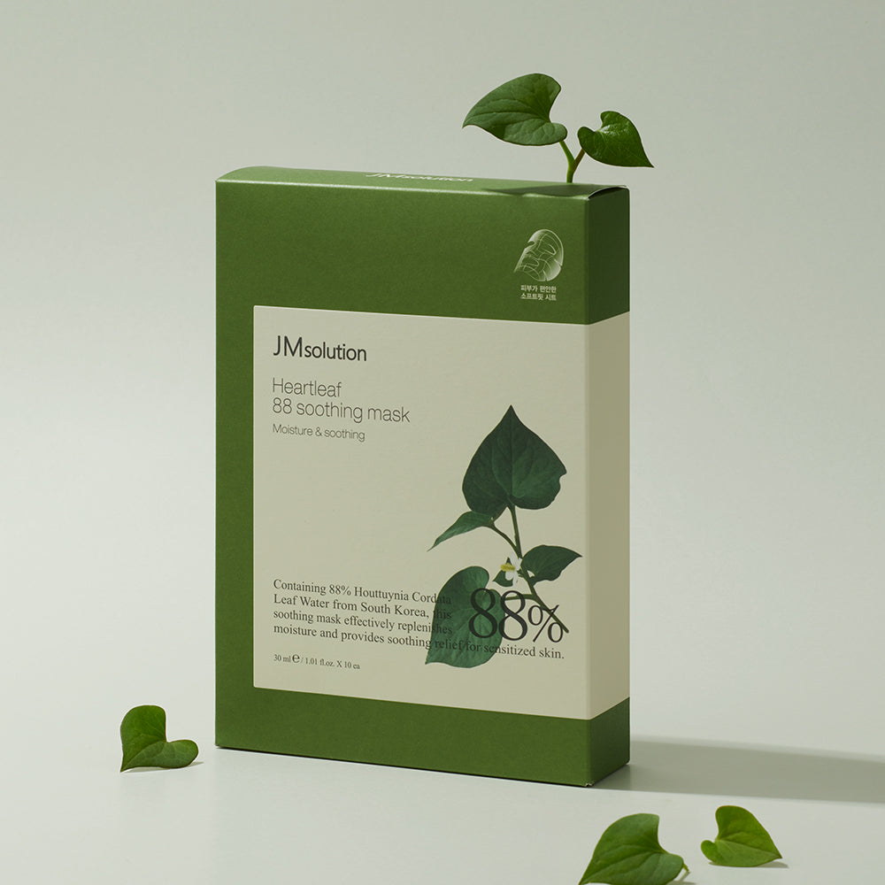 JMSOLUTION MASQUE APAISANT COEUR DE FEUILLE 88 10 unités