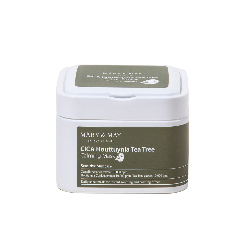 Mary&May CICA Houttuynia Tea Tree Calming Mask 30ea (400g)