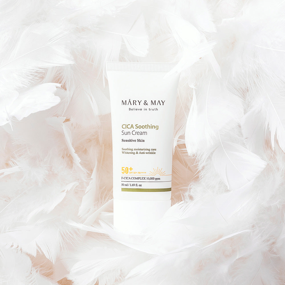 Mary&May CICA Crème Solaire Apaisante SPF50+ PA++++ 50ml
