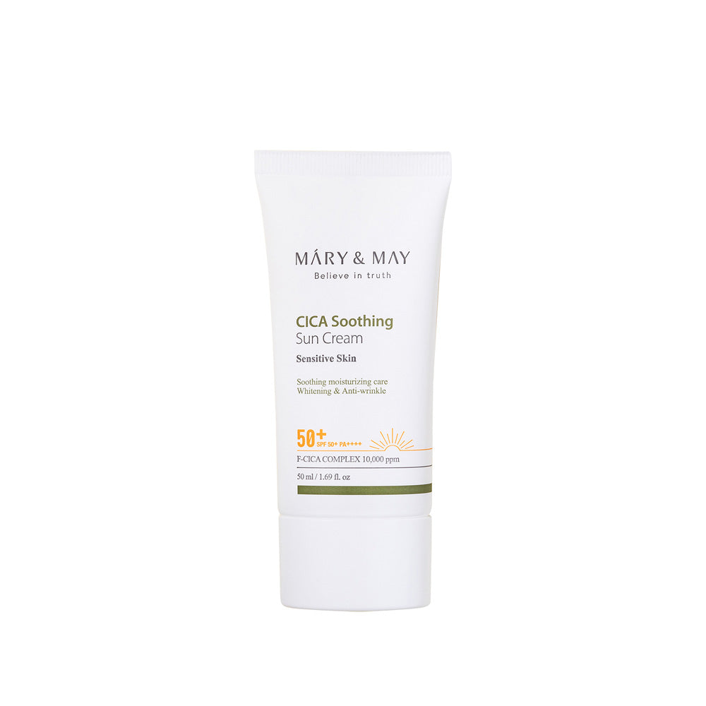 Mary&May CICA Crème Solaire Apaisante SPF50+ PA++++ 50ml