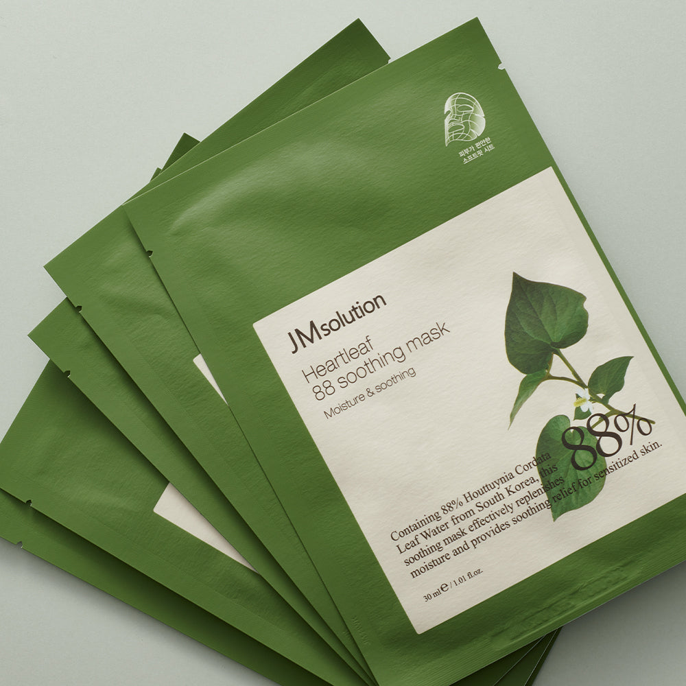 JMSOLUTION MASQUE APAISANT COEUR DE FEUILLE 88 10 unités