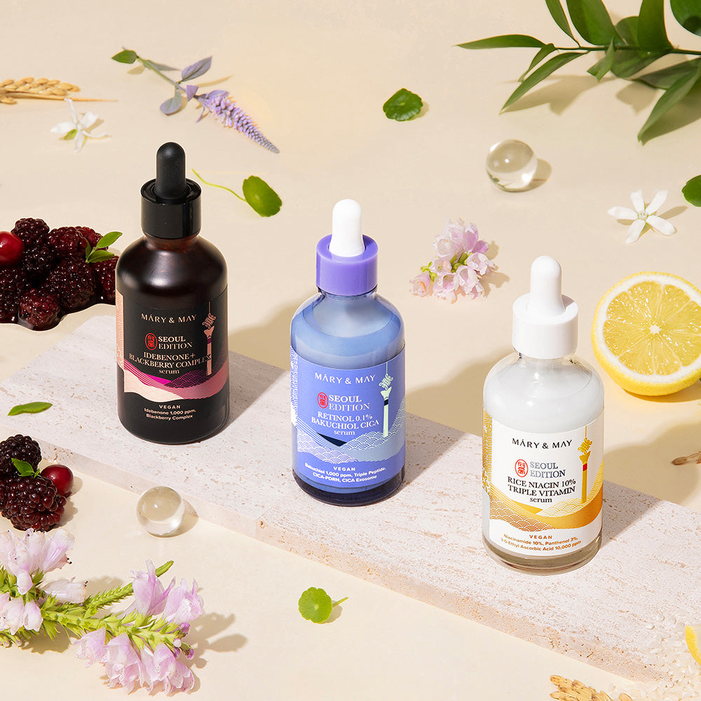 Mary&May [Seoul Edition] Retinol 0.1% Bakuchiol Cica Serum 80ml