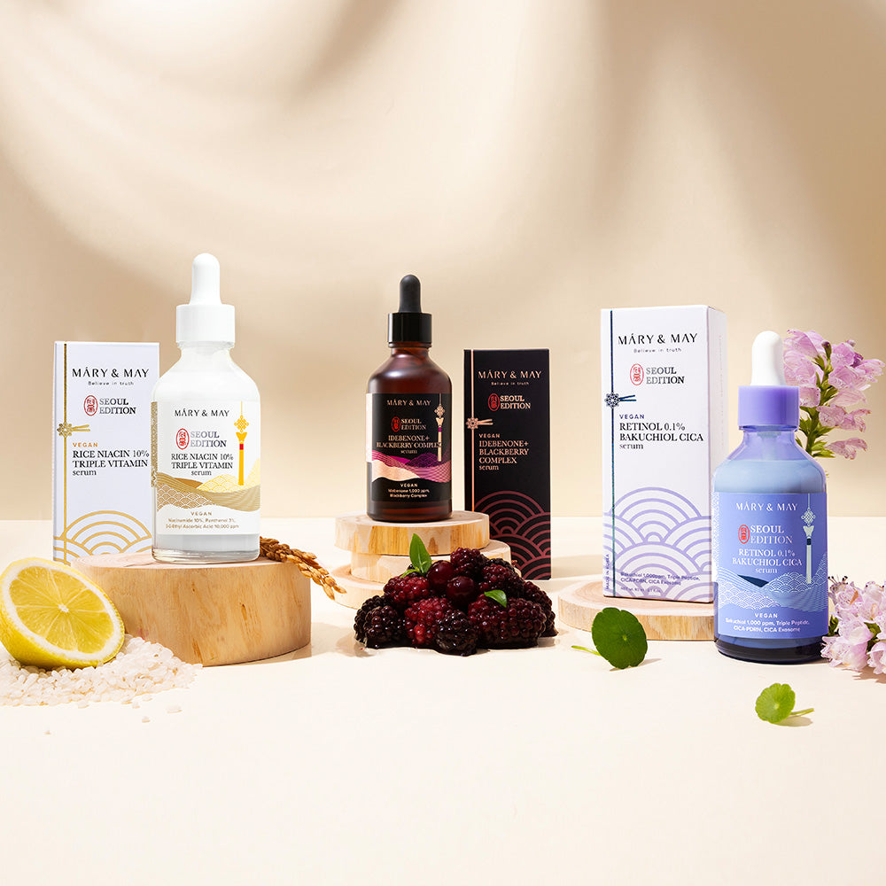 Mary&May [Édition Séoul] Sérum Complexe Idébénone+Mûre 80ml