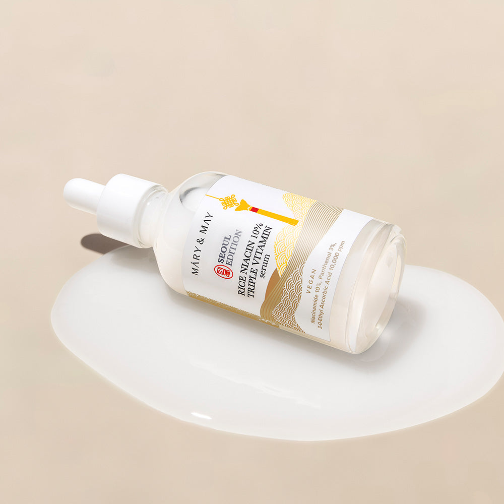 Mary&May [Édition Séoul] Sérum Triple Vitamine 80ml au Riz Niacin 10%