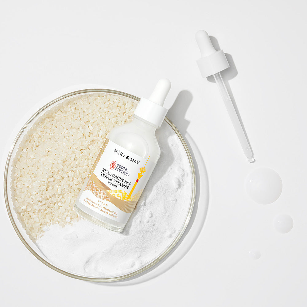 Mary&May [Édition Séoul] Sérum Triple Vitamine 80ml au Riz Niacin 10%