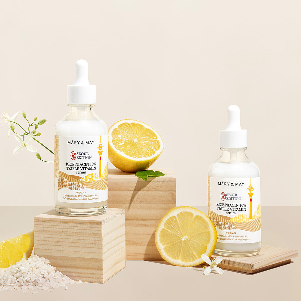 Mary&May [Édition Séoul] Sérum Triple Vitamine 80ml au Riz Niacin 10%