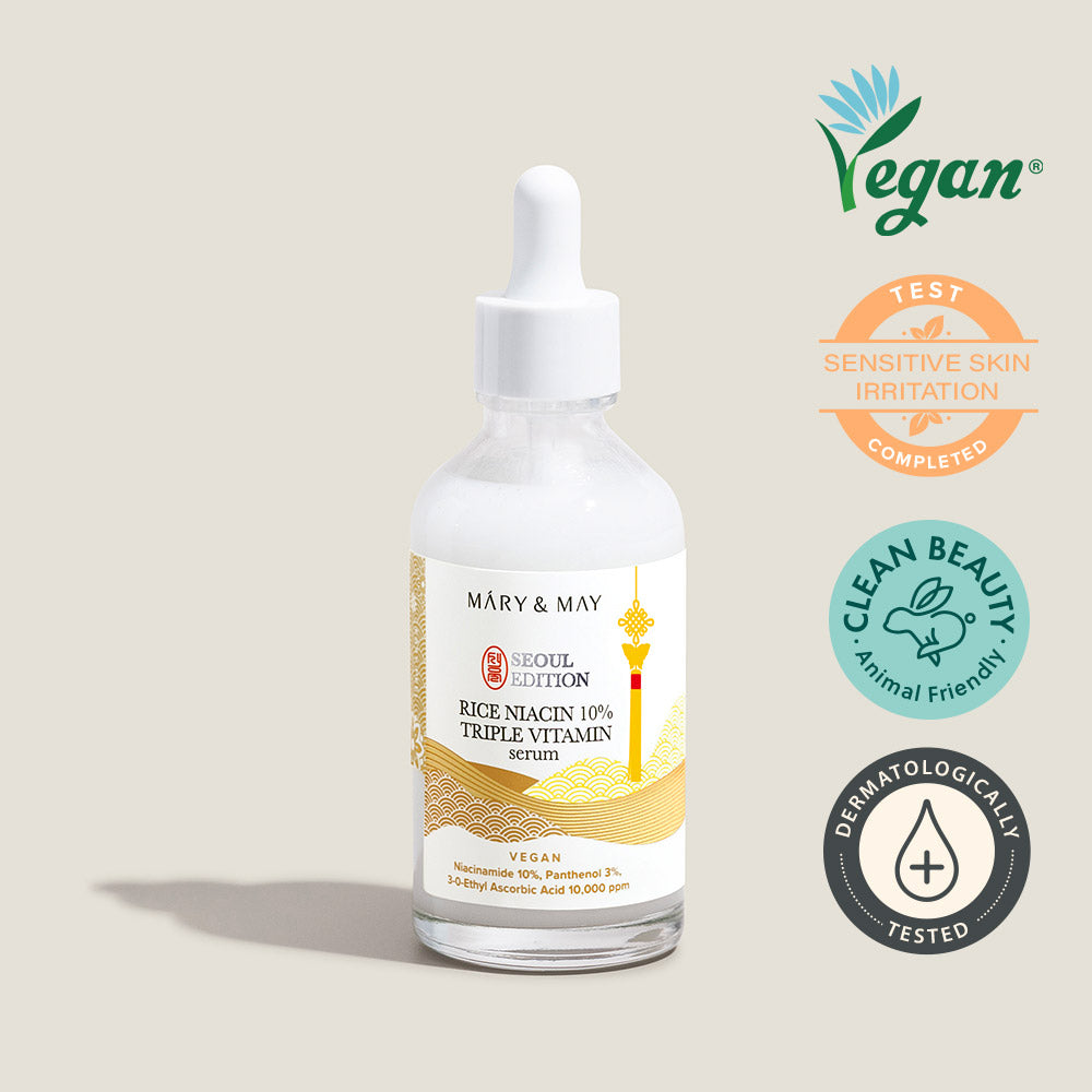 Mary&May [Édition Séoul] Sérum Triple Vitamine 80ml au Riz Niacin 10%