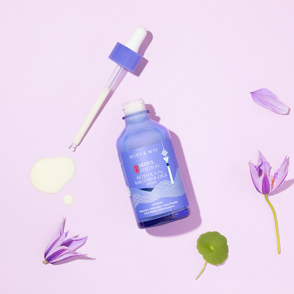 Mary&May [Édition Séoul] Sérum Retinol 0,1% Bakuchiol Cica 80 ml