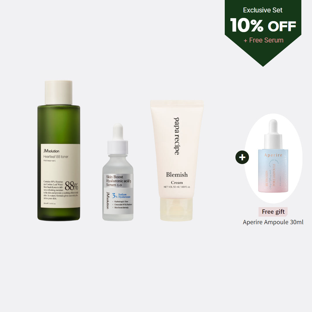 Gamme de produits anti-acné