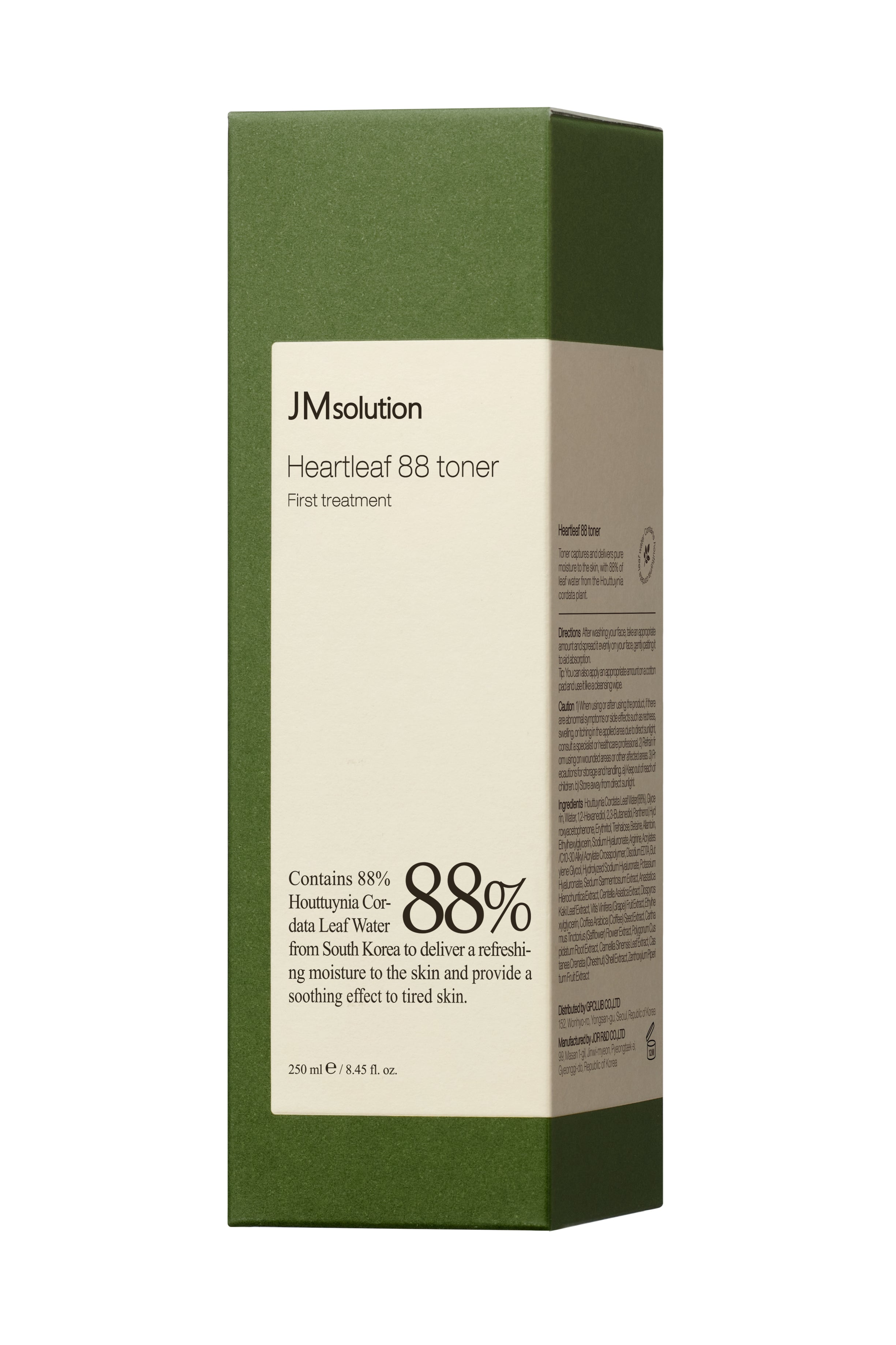 JMSOLUTION HEARTLEAF 88 TONER 250ml