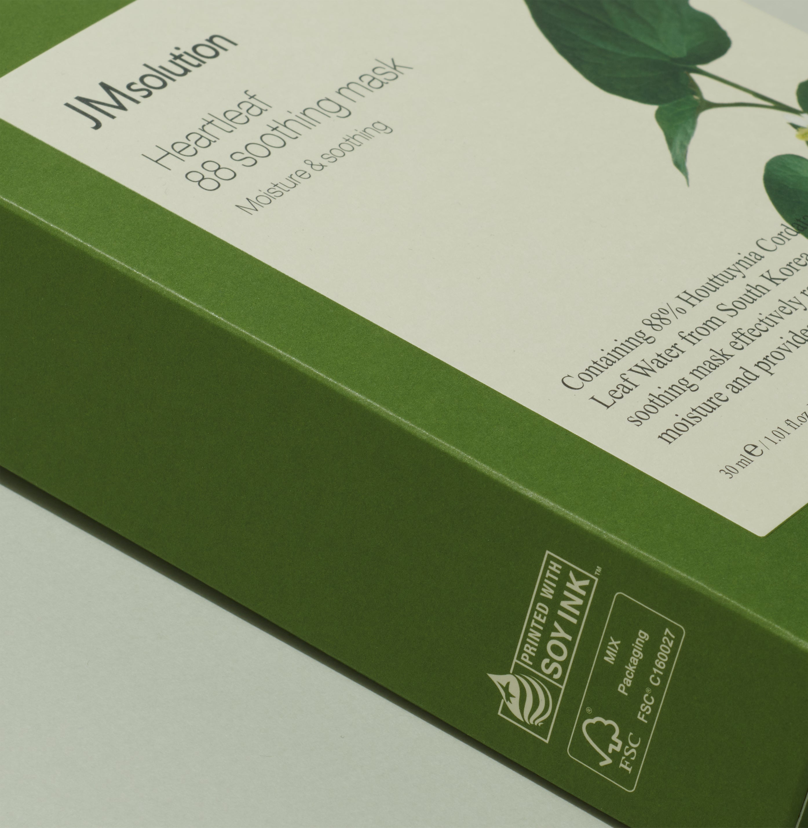 JMSOLUTION MASQUE APAISANT COEUR DE FEUILLE 88 10 unités