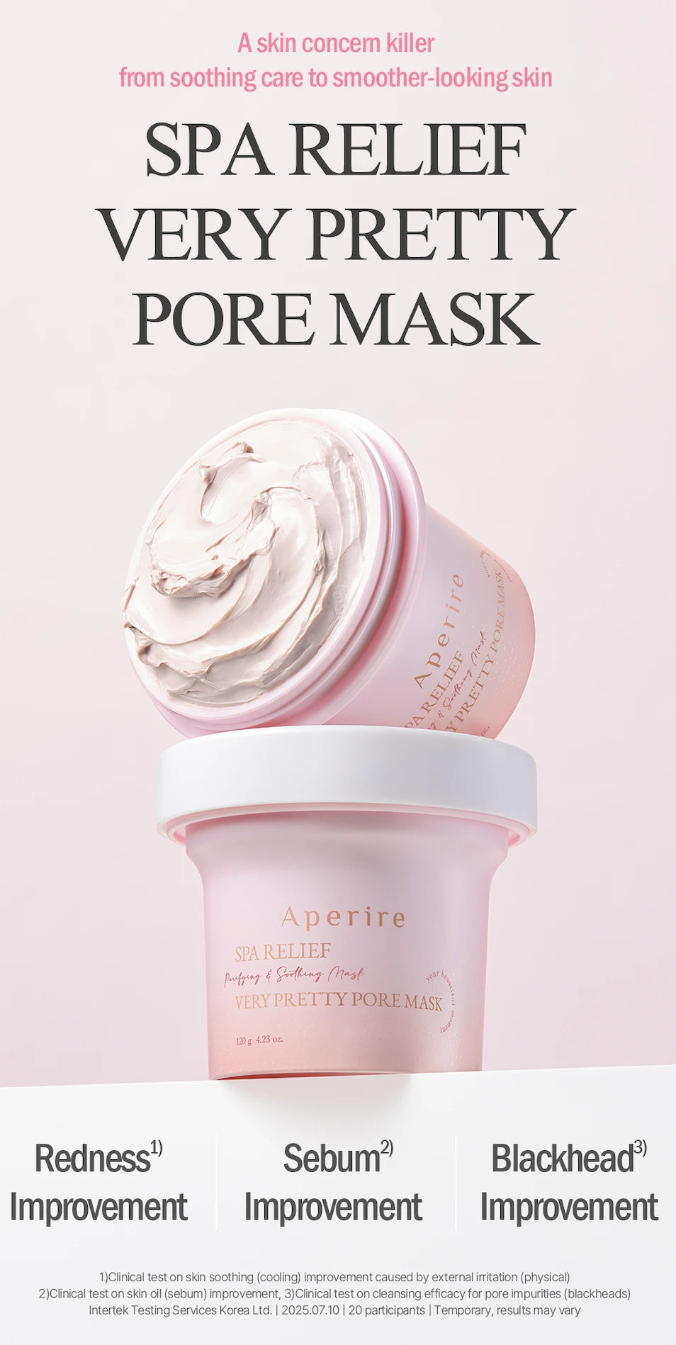 Aperire Spa relief very pretty pore mask 120g