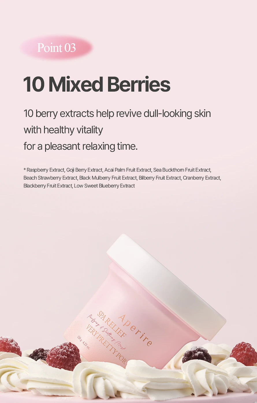 Aperire Spa relief very pretty pore mask 120g