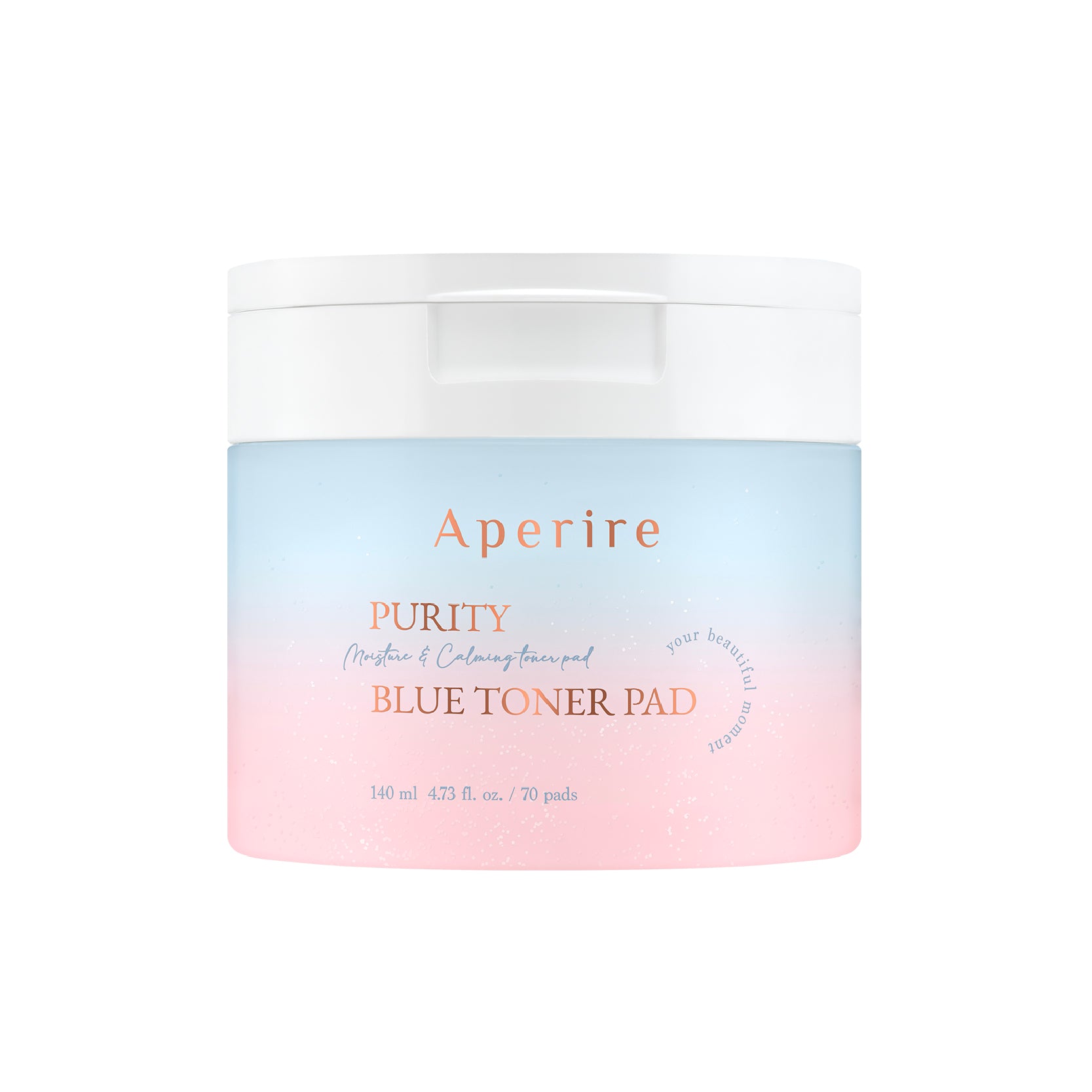 Aperire purity blue toner pad 70 tampons