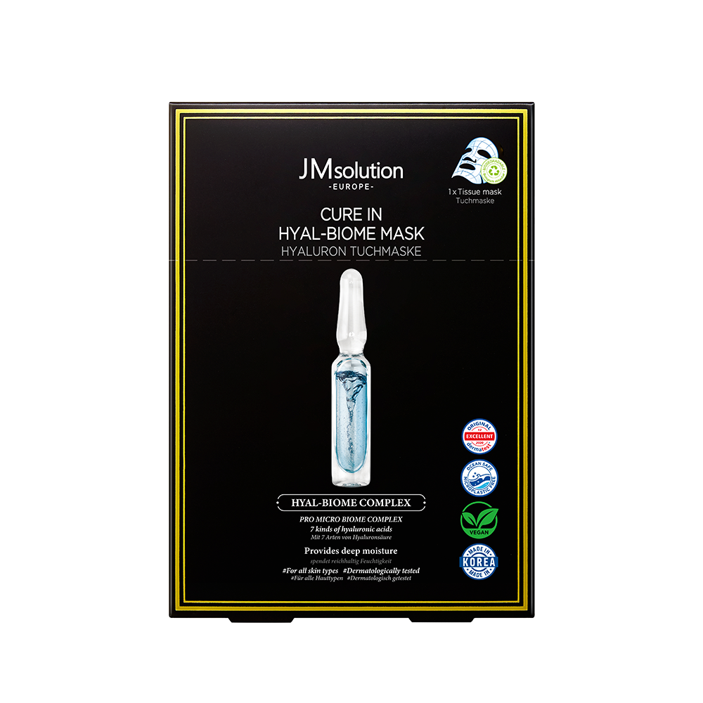 JMSOLUTION Europe CURE IN HYAL-BIOME MASQUE 10EA