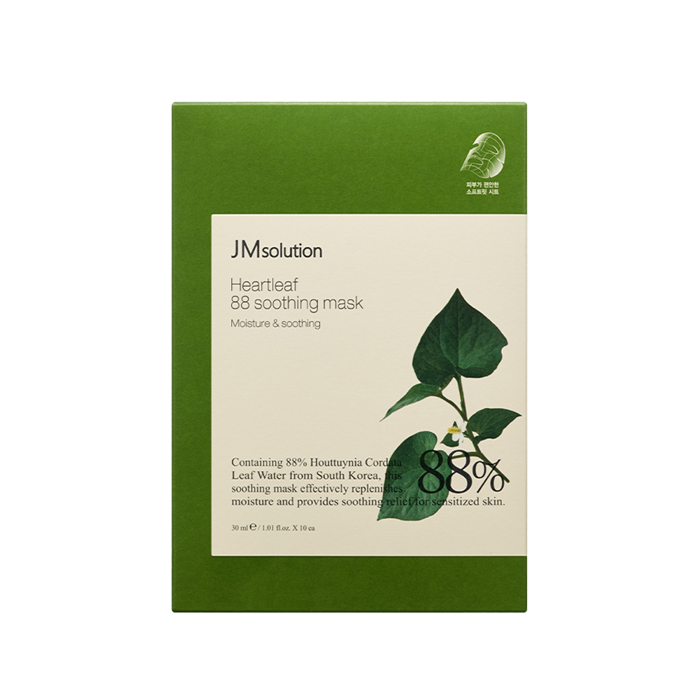 JMSOLUTION MASQUE APAISANT COEUR DE FEUILLE 88 10 unités