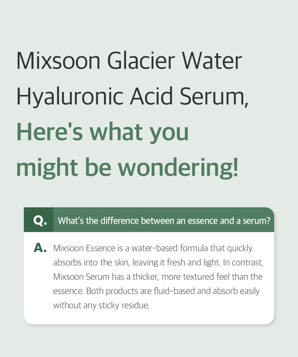 MIXSOON Glacier Water Hyaluronic Acid Serum [100ml]