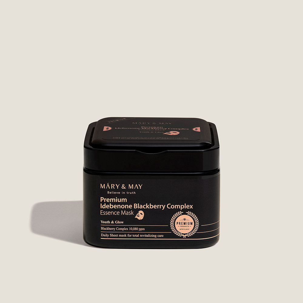 Mary&May Masque Essence Complexe Mûre Idébénone Premium 20 masques/250g