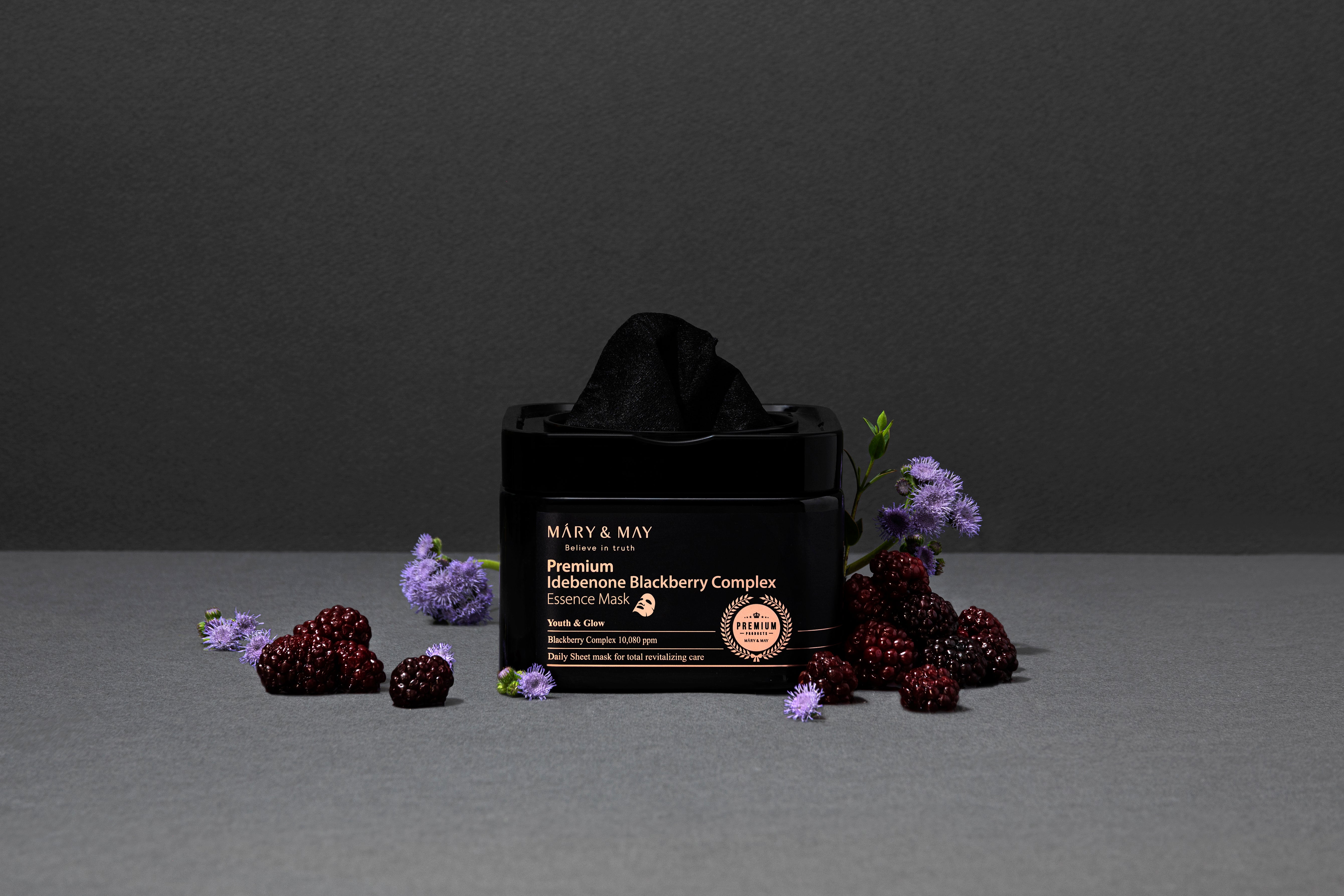 Mary&May Premium Idebenone Blackberry Complex Essence Mask 20ea/250g