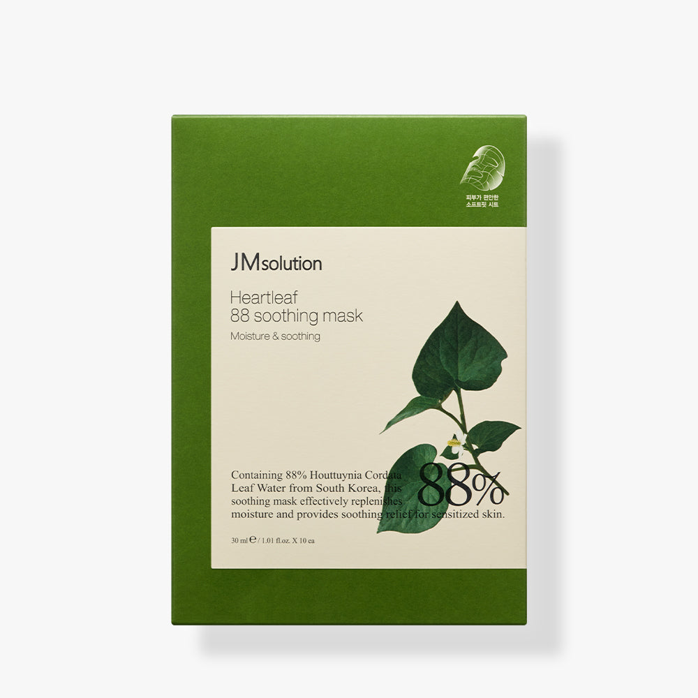 JMSOLUTION MASQUE APAISANT COEUR DE FEUILLE 88 10 unités